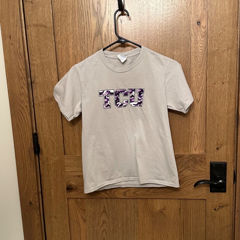 TCU Youth T-shirt-camo print-NWOT